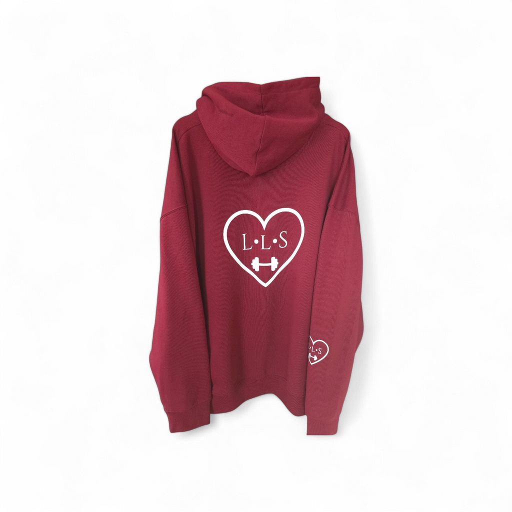 The Luxe Organic Hoodie – Burgundy