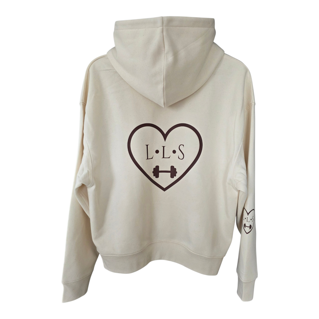 LLS™ Luxe Organic Hoodie – Natural Raw Undyed