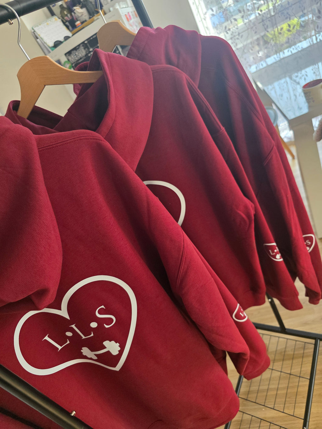 The Luxe Organic Hoodie – Burgundy