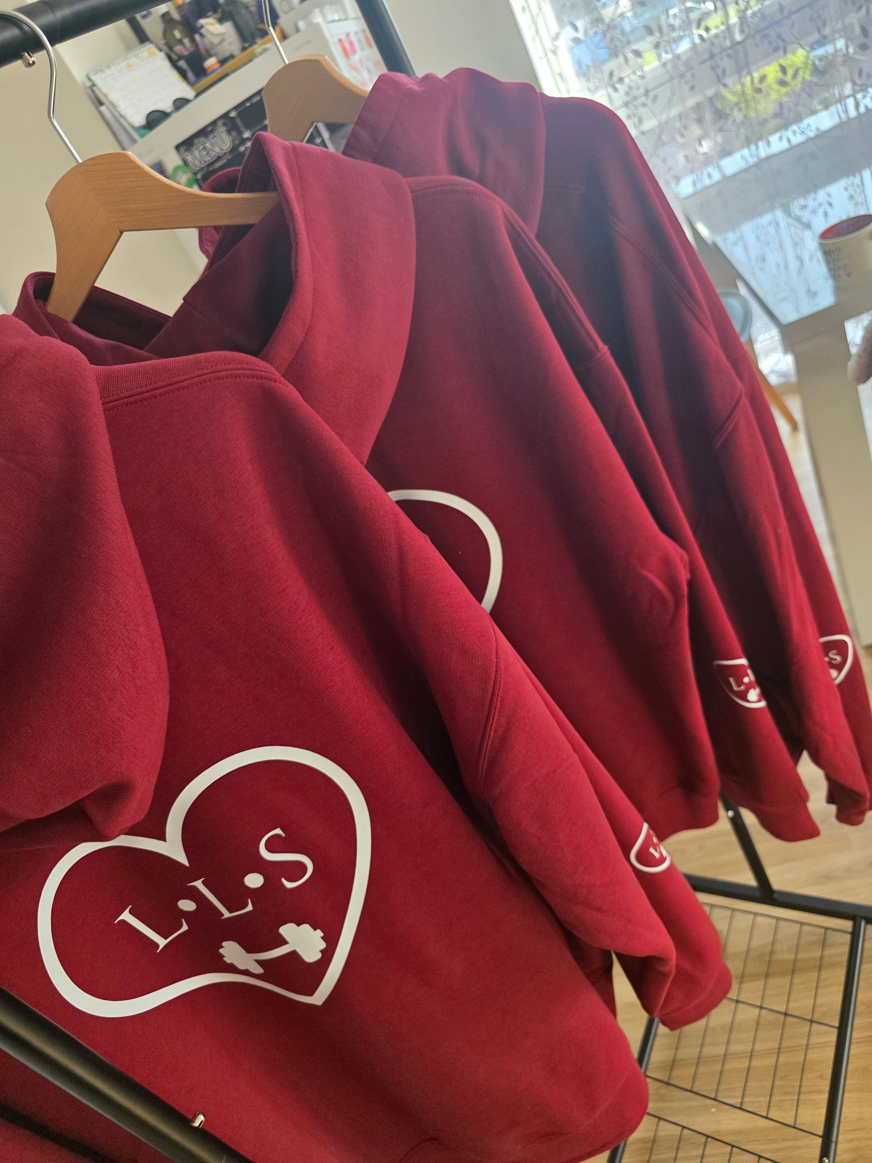The Luxe Organic Hoodie – Burgundy