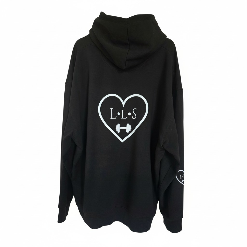 The Luxe Organic Hoodie – Black